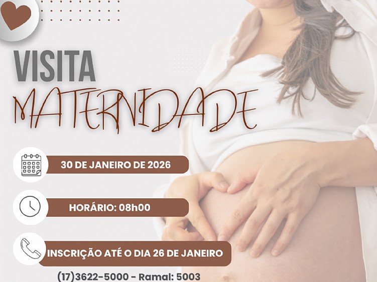 Primeira “Visita a Maternidade de 2026 da Santa Casa de Jales já tem data marcada