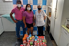 Festa Junina: Comunidade Bairro da Peroba de Jales realiza doação de leite para Santa Casa