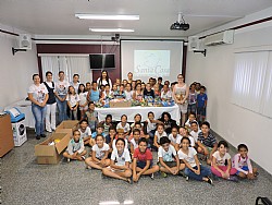 Alunos da Escola Jacira de Carvalho da Silva deram exemplo de solidariedade