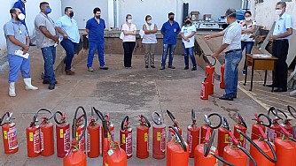Santa Casa de Jales realiza reciclagem da Brigada de Incêndio para 2022