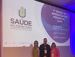 Representantes da Santa Casa participam de capacitação de projeto nacional do Ministério da Saúde em São Paulo