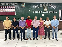 Santa Casa de Jales visita Câmara Municipal de Dirce Reis