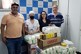 Gratidão: Morador de Mesópolis realiza a doação de alimentos para Santa Casa de Jales como forma de agradecimento