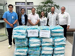 Sicoob Credicitrus realiza doação de fraldas geriátricas para Santa Casa de Jales