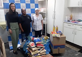 Jogo Solidário em Vitória Brasil arrecada alimentos para Santa Casa de Jales