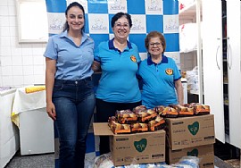 Grupo “Estrelas do Oriente Capítulo Amor e Luz realizam doação de alimentos para Santa Casa de Jales