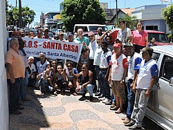 Santa Casa de Jales recebeu mais de sete toneladas dos voluntários de Santa Albertina